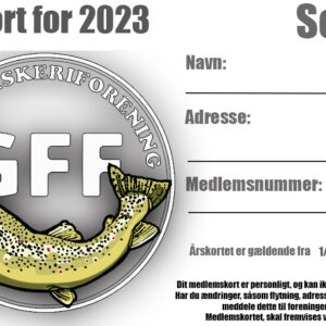 Årskort for 2023 til Gjern Fiskeriforening (SENIOR)